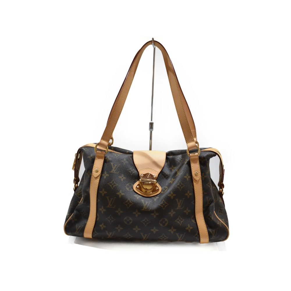 LOUIS VUITTON Stresa Monogram Canvas Handbag Tote Bag Travel